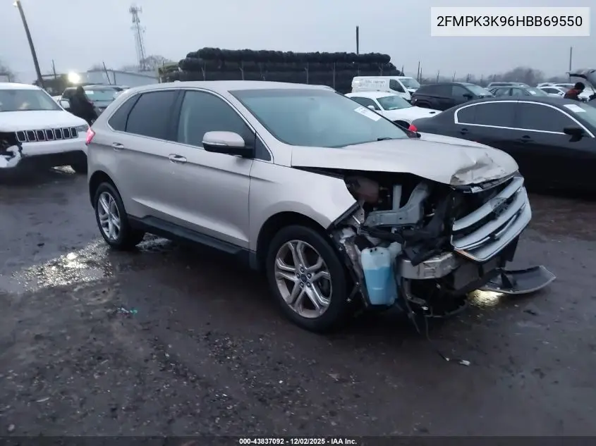 2FMPK3K96HBB69550 2017 Ford Edge Titanium