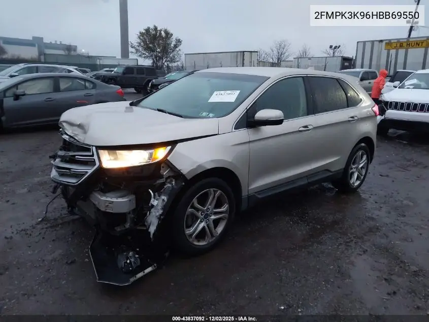 2FMPK3K96HBB69550 2017 Ford Edge Titanium