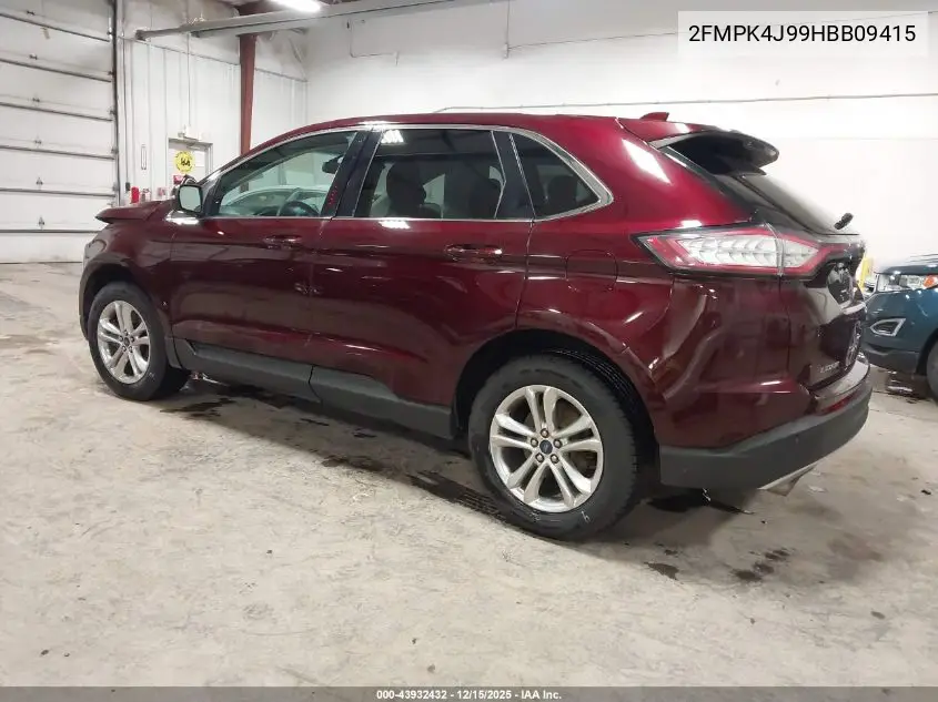 2FMPK4J99HBB09415 2017 Ford Edge Sel