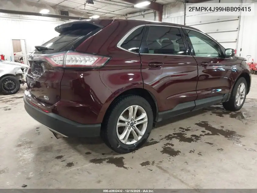 2FMPK4J99HBB09415 2017 Ford Edge Sel