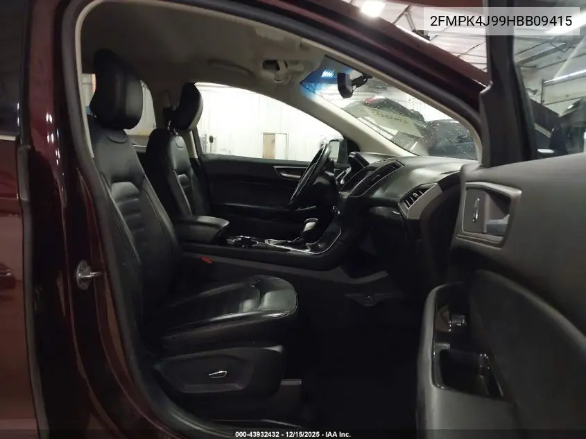 2FMPK4J99HBB09415 2017 Ford Edge Sel