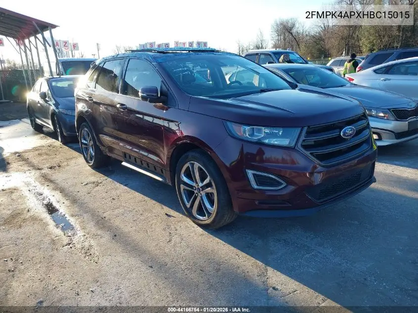 2FMPK4APXHBC15015 2017 Ford Edge Sport