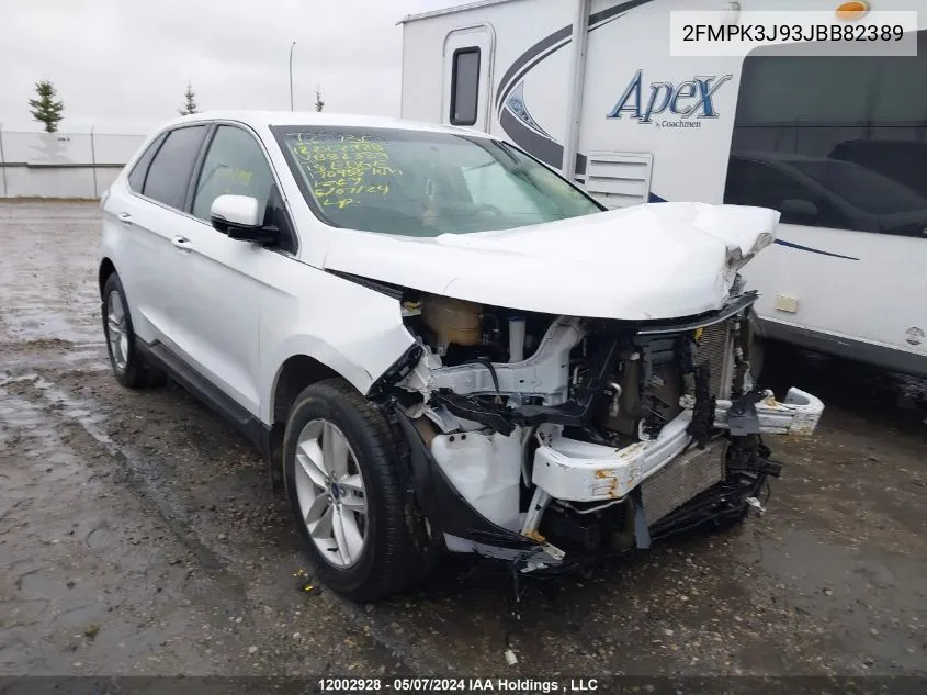 2FMPK3J93JBB82389 2018 Ford Edge Sel