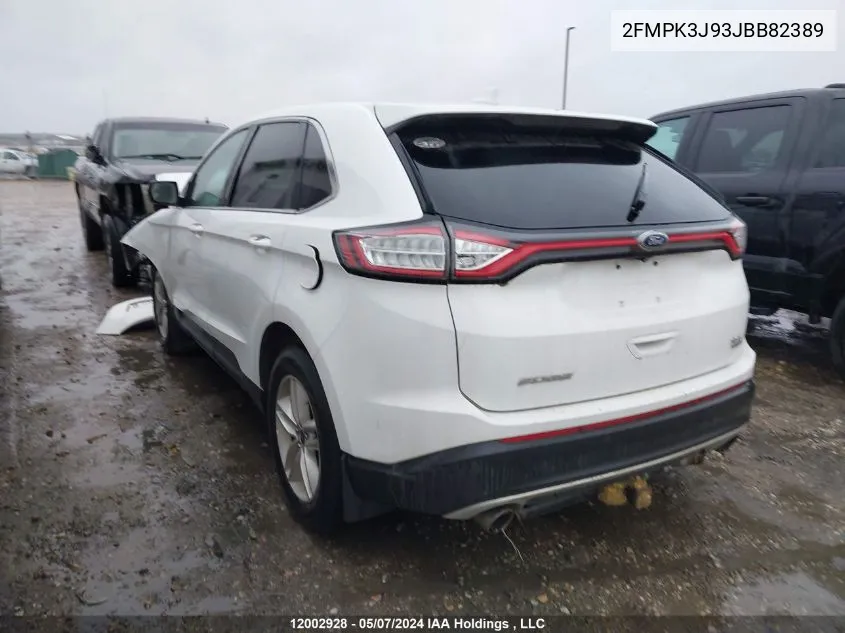 2FMPK3J93JBB82389 2018 Ford Edge Sel