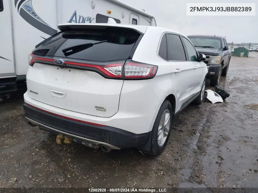 2FMPK3J93JBB82389 2018 Ford Edge Sel