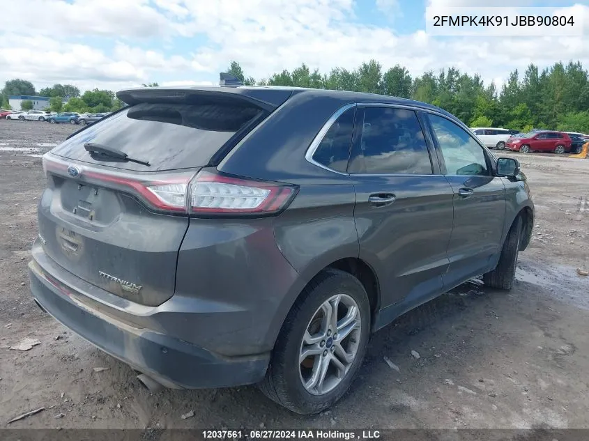 2FMPK4K91JBB90804 2018 Ford Edge Titanium