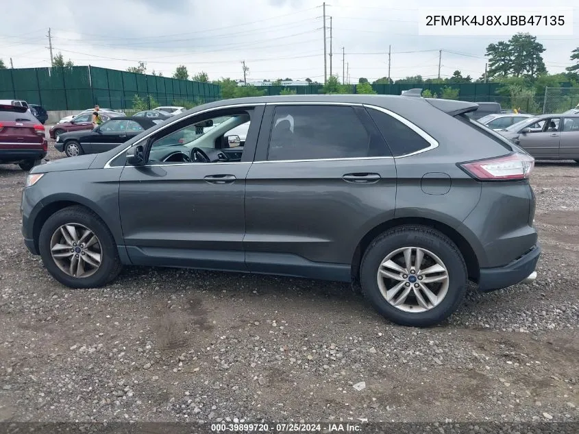 2FMPK4J8XJBB47135 2018 Ford Edge Sel