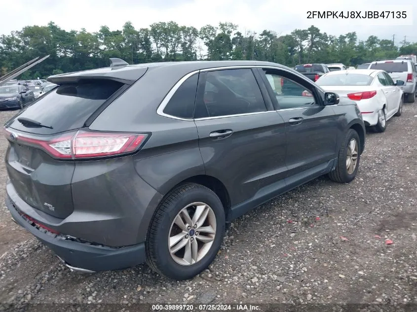 2FMPK4J8XJBB47135 2018 Ford Edge Sel