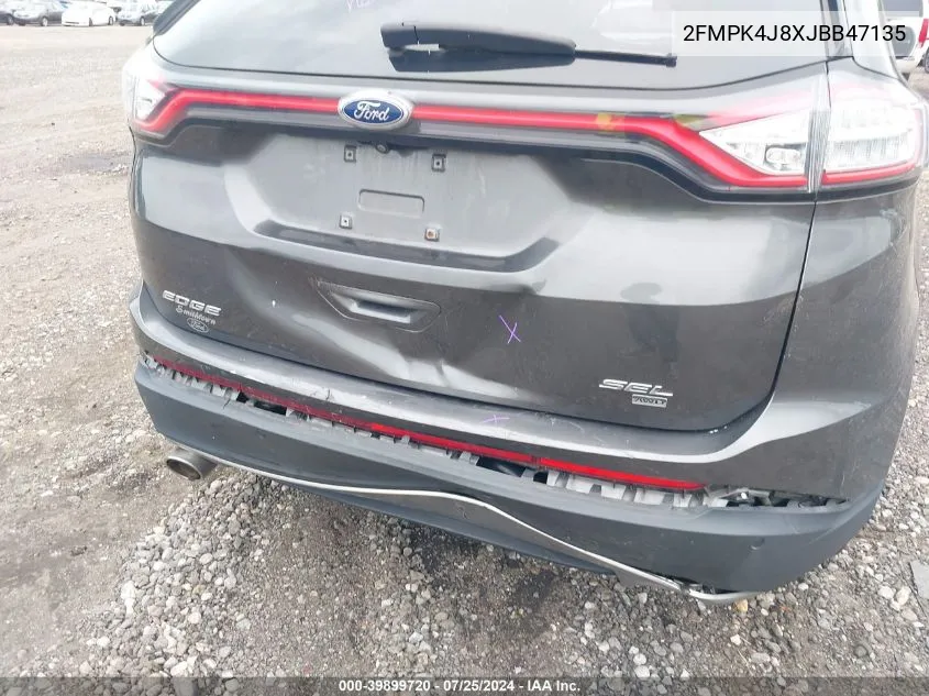 2FMPK4J8XJBB47135 2018 Ford Edge Sel