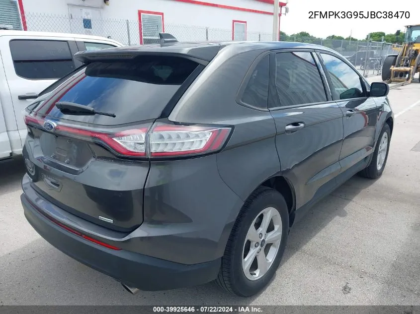 2018 Ford Edge Se VIN: 2FMPK3G95JBC38470 Lot: 39925646