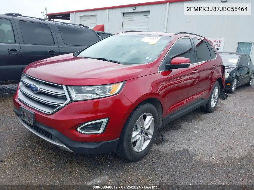 2FMPK3J87JBC55464 2018 Ford Edge Sel