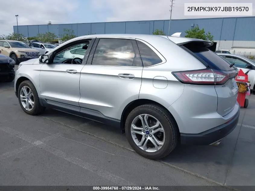 2FMPK3K97JBB19570 2018 Ford Edge Titanium