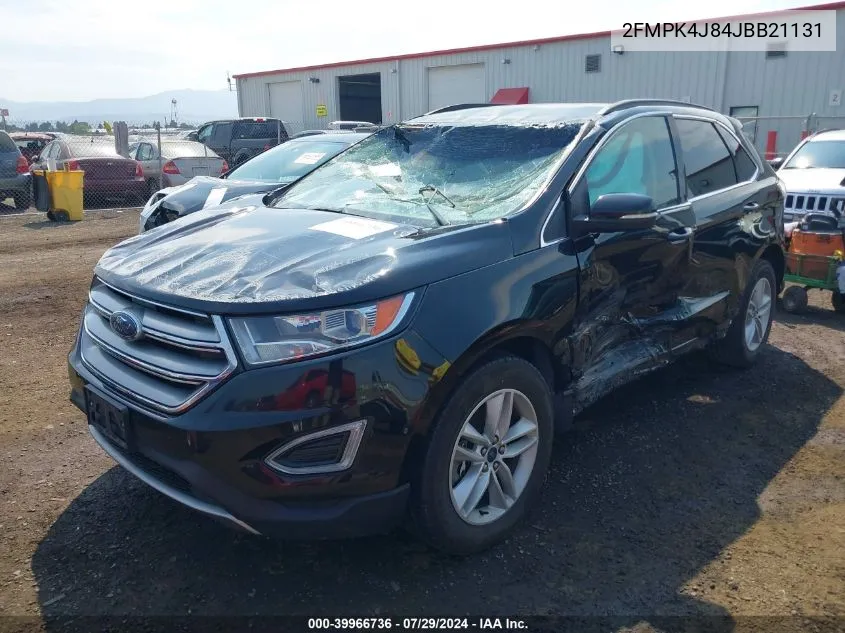 2018 Ford Edge Sel VIN: 2FMPK4J84JBB21131 Lot: 39966736