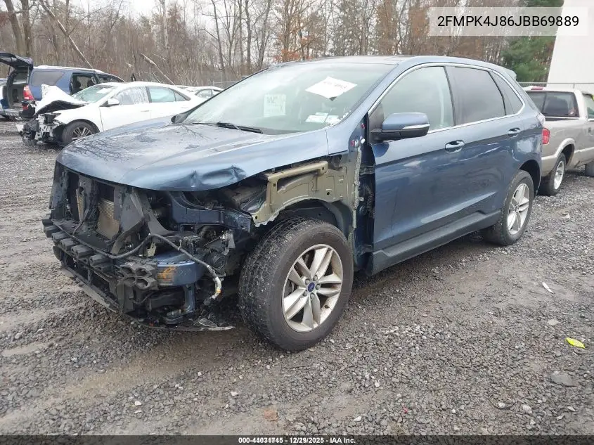 2FMPK4J86JBB69889 2018 Ford Edge Sel
