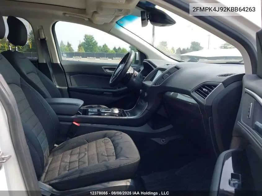 2FMPK4J92KBB64263 2019 Ford Edge Sel