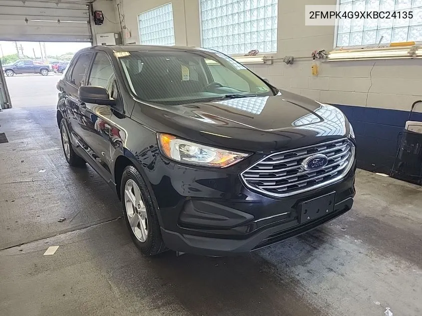 2019 Ford Edge Se VIN: 2FMPK4G9XKBC24135 Lot: 39983335