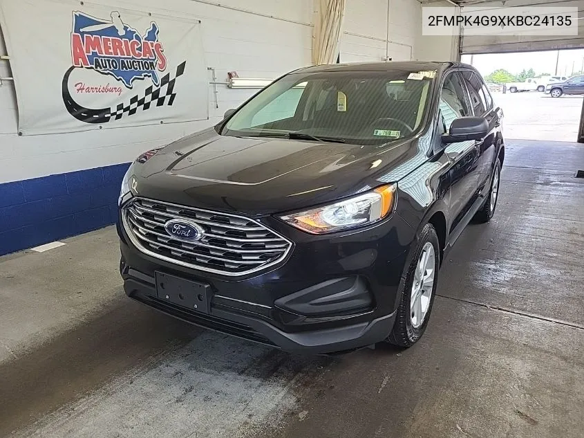 2FMPK4G9XKBC24135 2019 Ford Edge Se