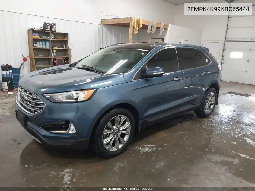 2FMPK4K99KBC65444 2019 Ford Edge Titanium