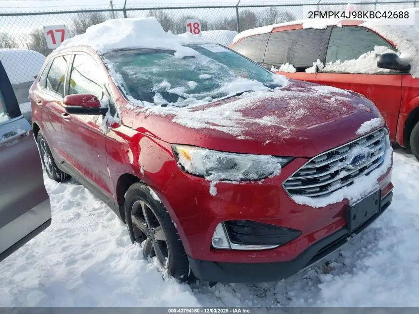 2FMPK4J98KBC42688 2019 Ford Edge Sel
