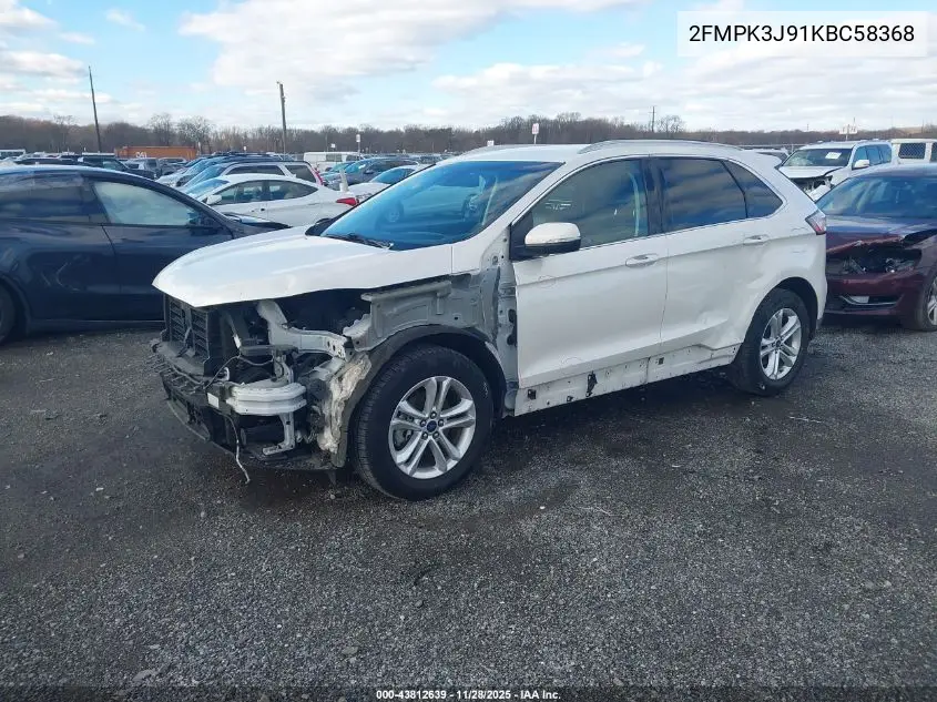 2FMPK3J91KBC58368 2019 Ford Edge Sel