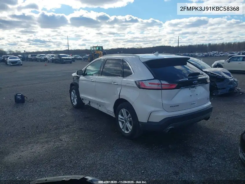 2FMPK3J91KBC58368 2019 Ford Edge Sel