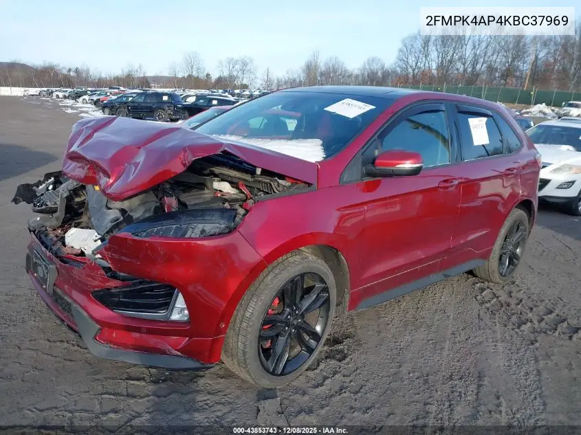 2FMPK4AP4KBC37969 2019 Ford Edge St