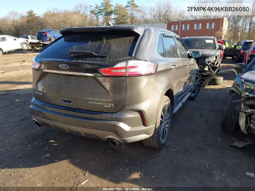 2FMPK4K96KBB26050 2019 Ford Edge Titanium