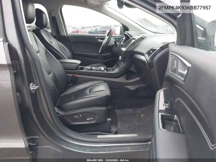 2FMPK4K93KBB77957 2019 Ford Edge Titanium