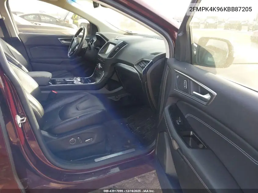 2FMPK4K96KBB87205 2019 Ford Edge Titanium