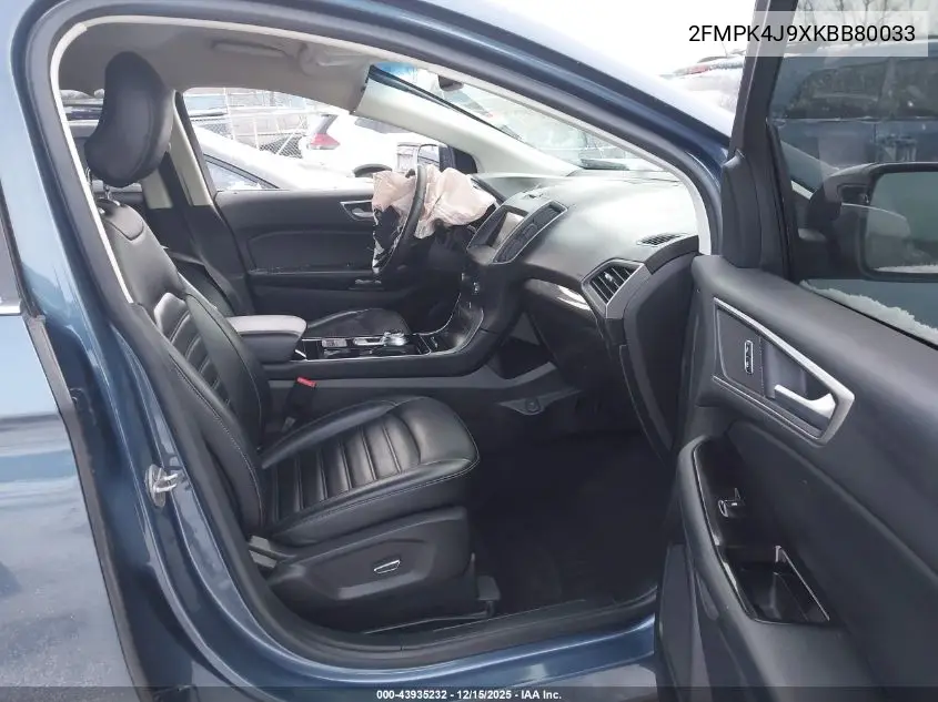 2FMPK4J9XKBB80033 2019 Ford Edge Sel