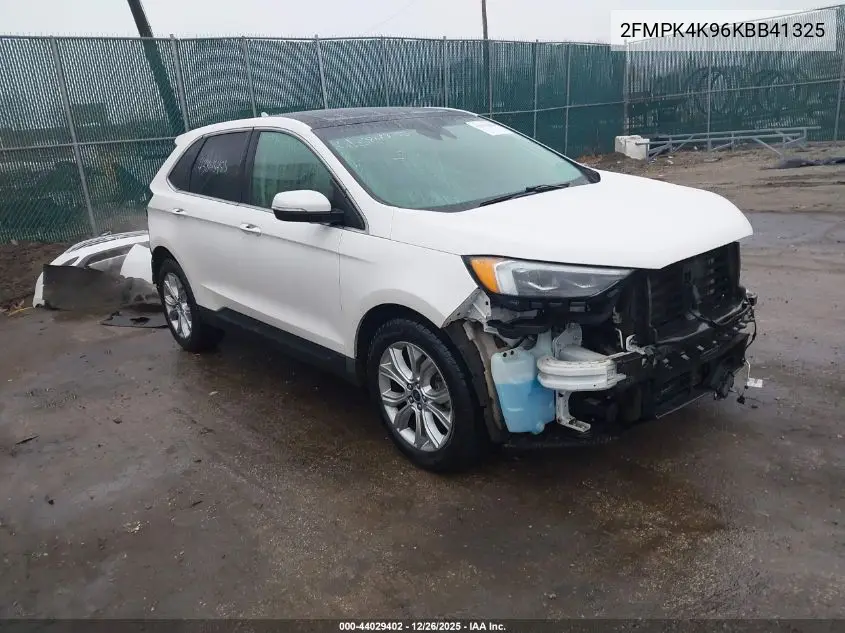 2FMPK4K96KBB41325 2019 Ford Edge Titanium