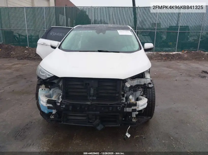 2FMPK4K96KBB41325 2019 Ford Edge Titanium