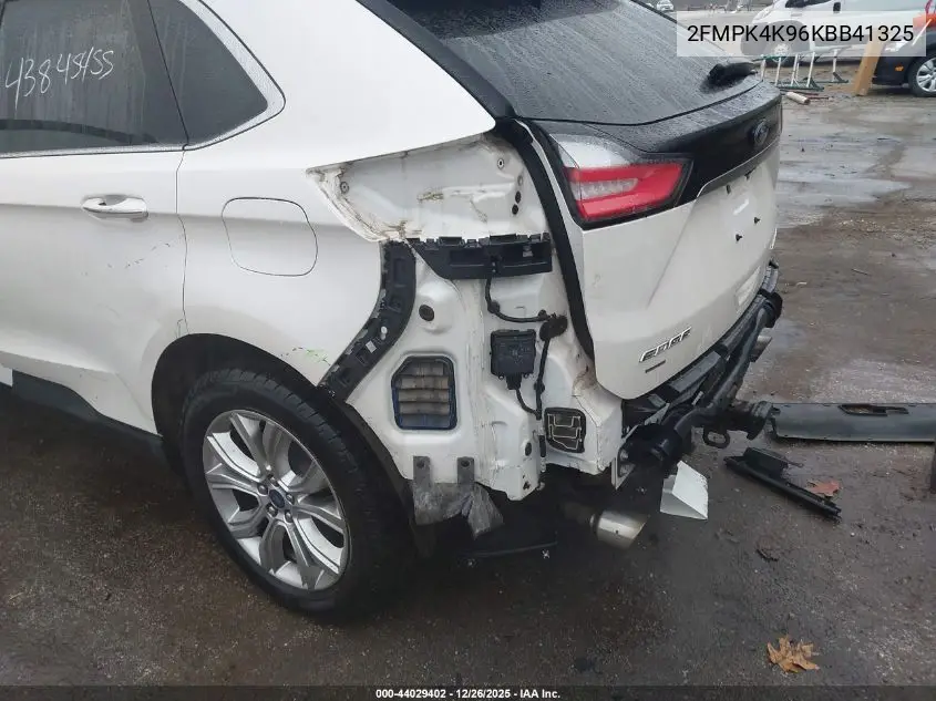 2FMPK4K96KBB41325 2019 Ford Edge Titanium