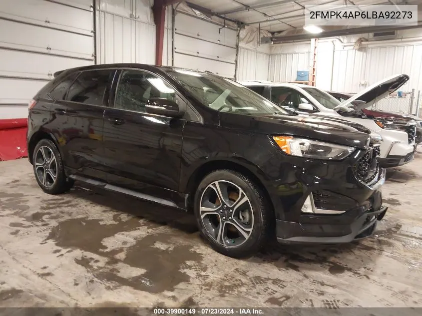 2020 Ford Edge St VIN: 2FMPK4AP6LBA92273 Lot: 39900149