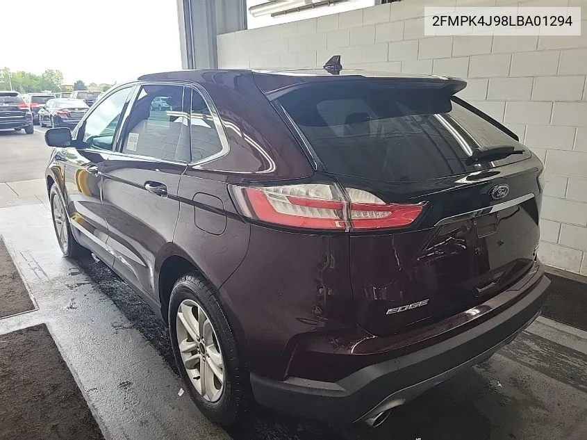 2020 Ford Edge Sel VIN: 2FMPK4J98LBA01294 Lot: 39959784