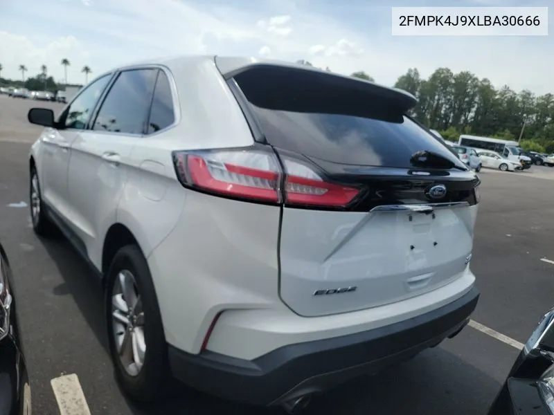 2020 Ford Edge Sel VIN: 2FMPK4J9XLBA30666 Lot: 40027949