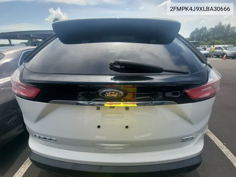 2020 Ford Edge Sel VIN: 2FMPK4J9XLBA30666 Lot: 40027949