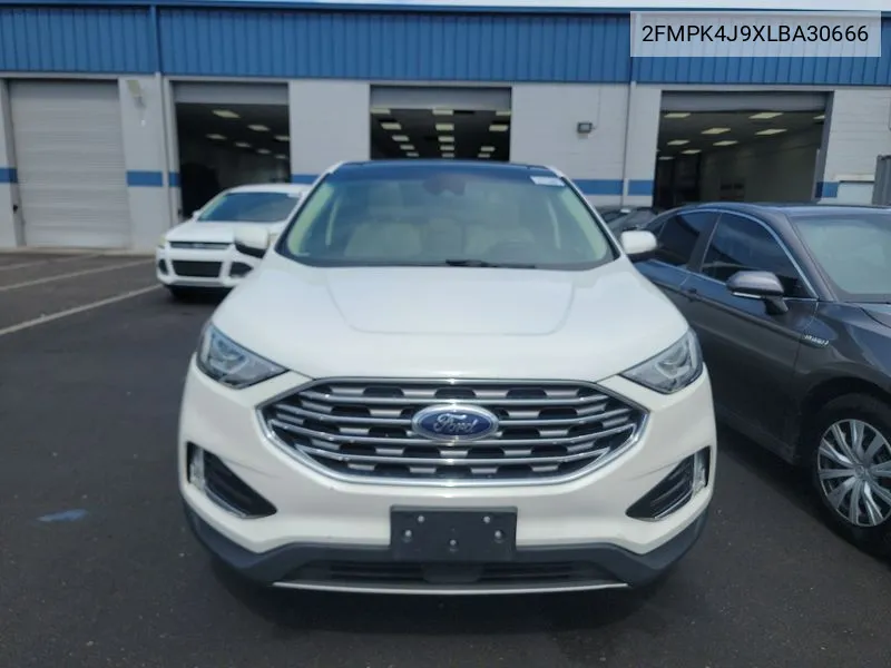 2020 Ford Edge Sel VIN: 2FMPK4J9XLBA30666 Lot: 40027949