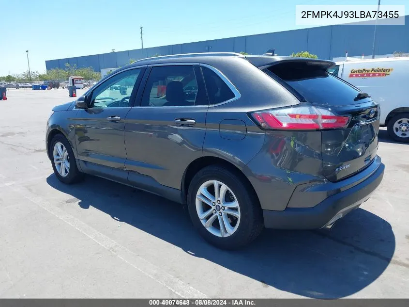 2FMPK4J93LBA73455 2020 Ford Edge Sel