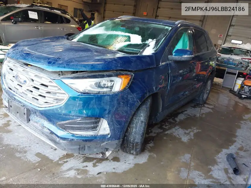 2FMPK4J96LBB24186 2020 Ford Edge Sel