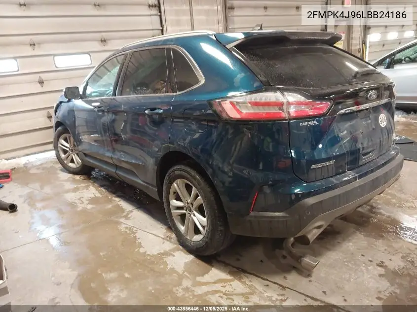 2FMPK4J96LBB24186 2020 Ford Edge Sel