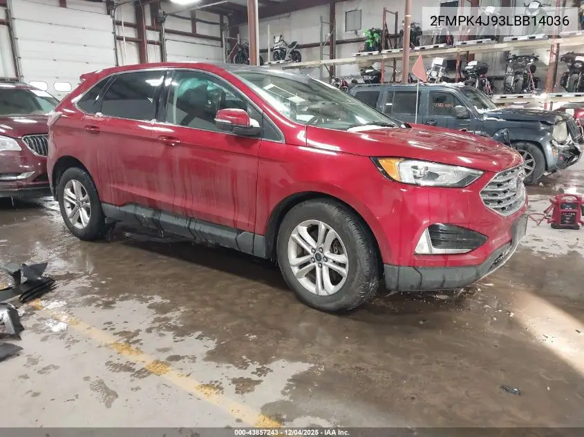 2FMPK4J93LBB14036 2020 Ford Edge Sel