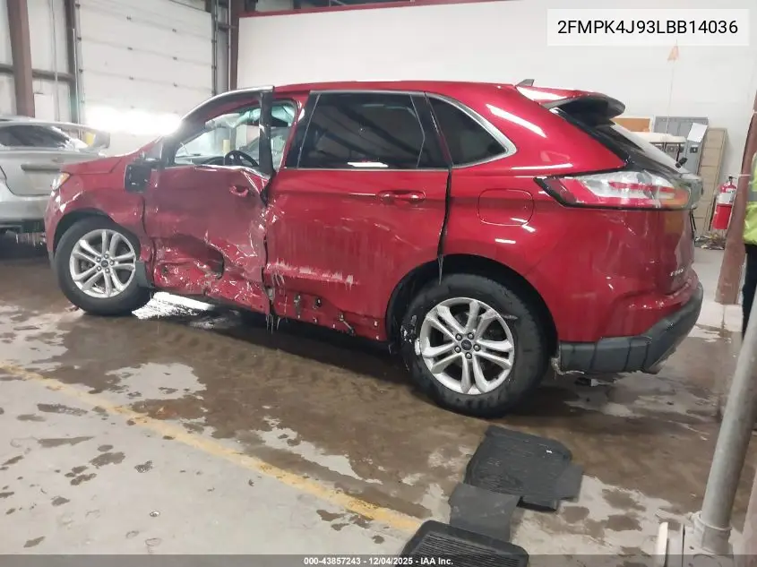 2FMPK4J93LBB14036 2020 Ford Edge Sel