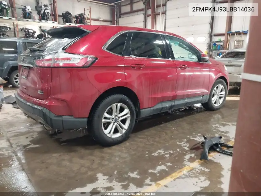 2FMPK4J93LBB14036 2020 Ford Edge Sel