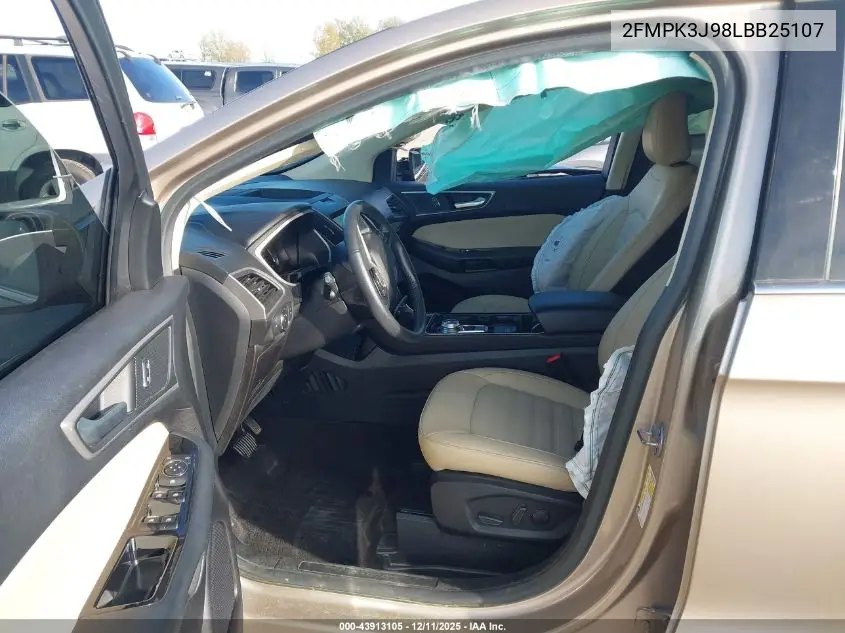 2FMPK3J98LBB25107 2020 Ford Edge Sel