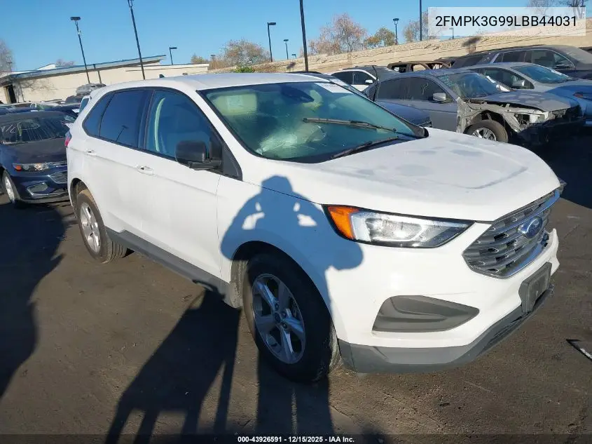 2FMPK3G99LBB44031 2020 Ford Edge Se