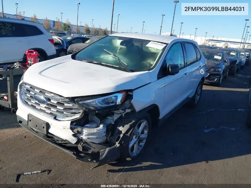 2FMPK3G99LBB44031 2020 Ford Edge Se