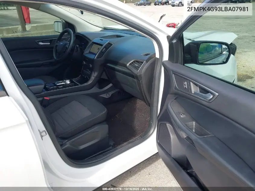 2FMPK4G93LBA07981 2020 Ford Edge Se