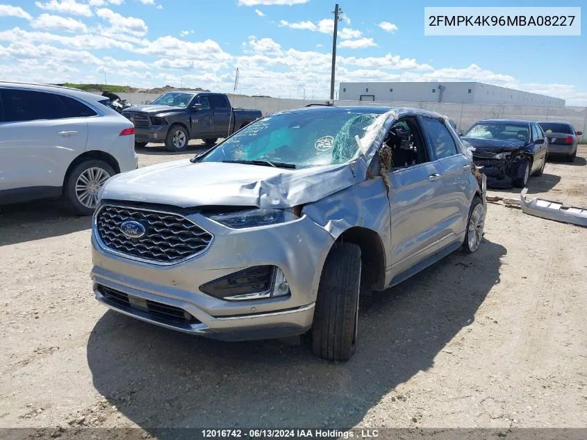 2FMPK4K96MBA08227 2021 Ford Edge Titanium