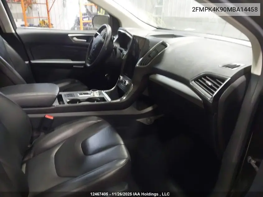 2FMPK4K90MBA14458 2021 Ford Edge Titanium